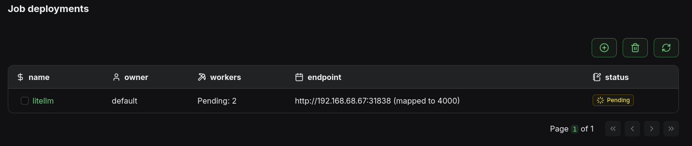 Check LiteLLM endpoint